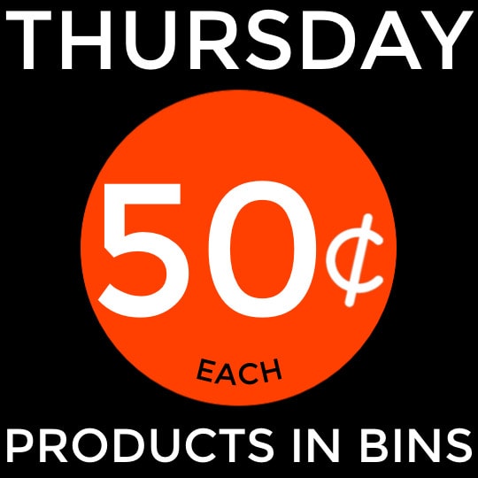 Thursday bin pricing