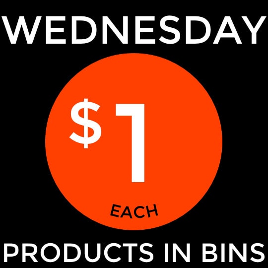 Wednesday bin pricing